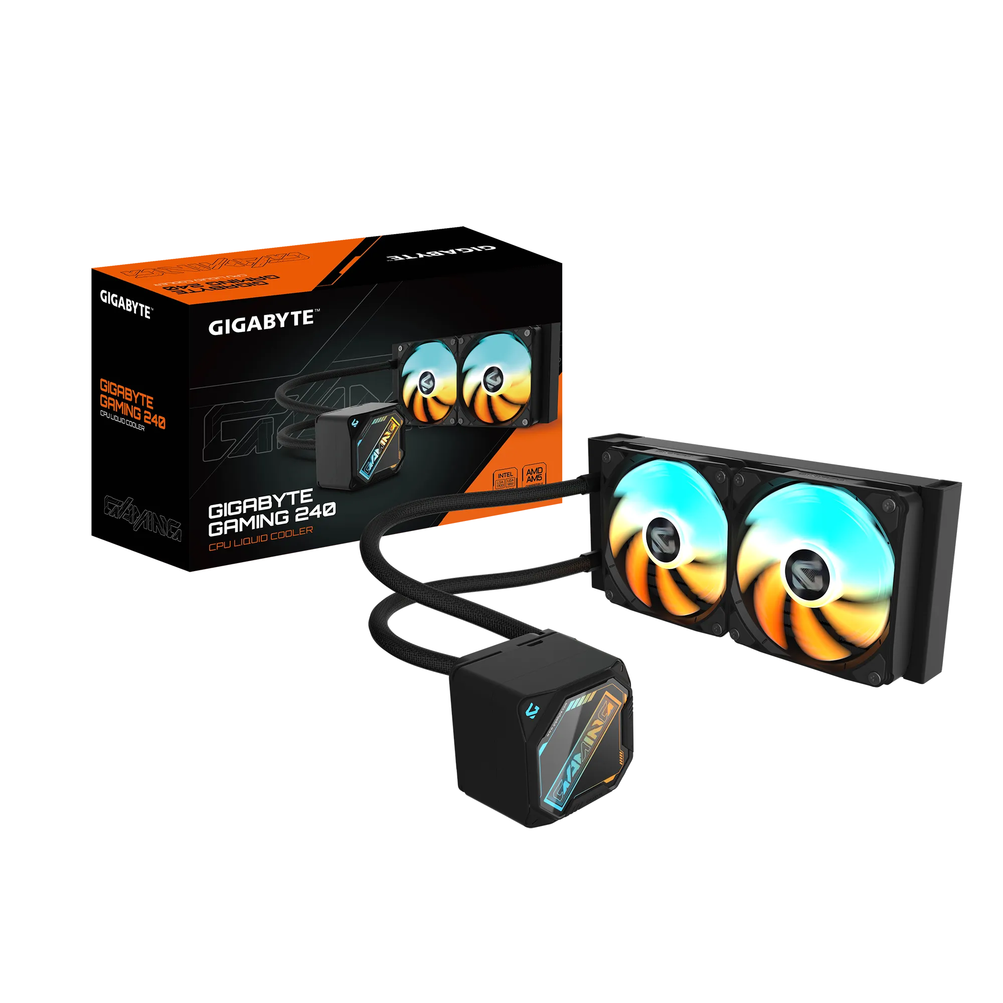 Disipador liquido para procesador Gigabyte GAMING 240 Negro